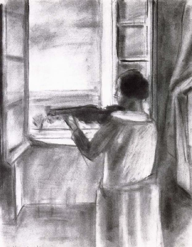 Henri Matisse Violinist window
